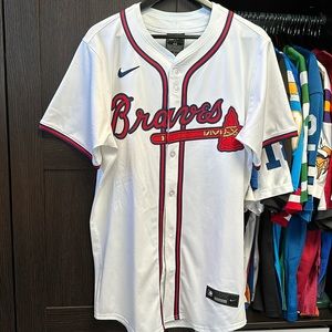 Ronald Acuña Jr. Nike Atlanta Braves Home MLB Elite Authentic Jersey (Acuna)